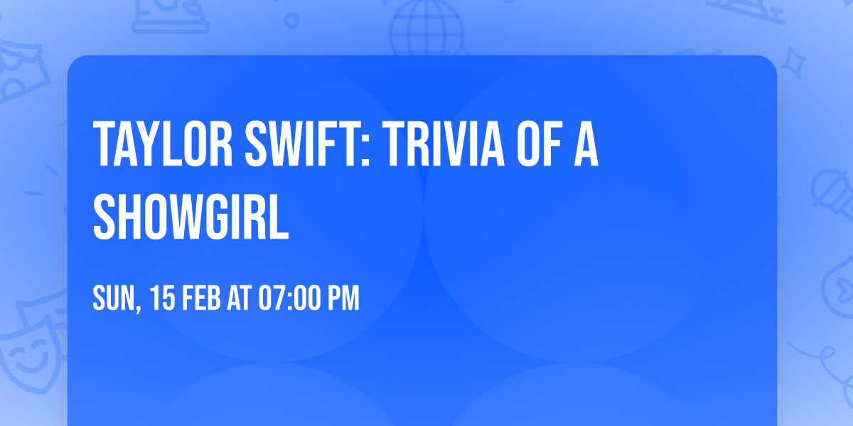 Taylor Swift: Trivia of a Showgirl