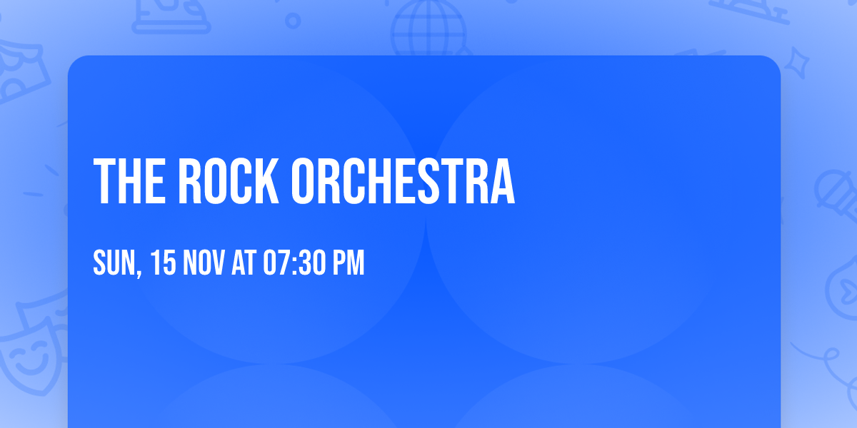 The Rock Orchestra