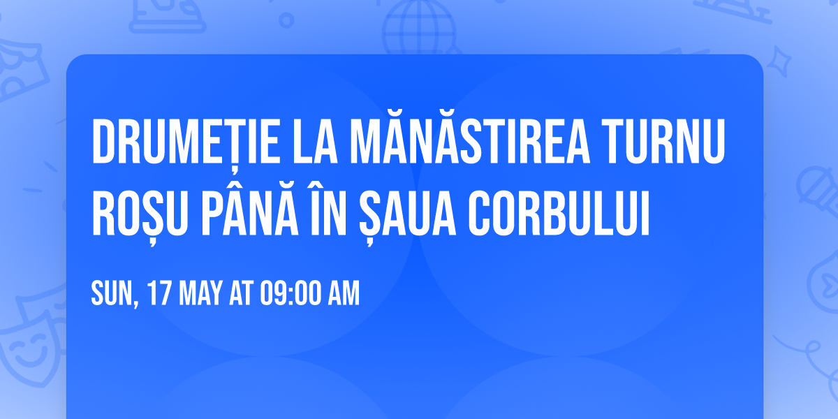 Drume\u021bie la M\u0103n\u0103stirea Turnu Ro\u0219u p\u00e2n\u0103 \u00een \u0218aua Corbului