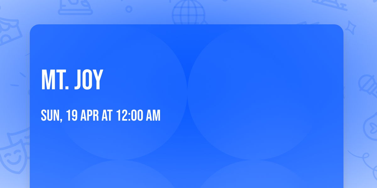 Mt. Joy