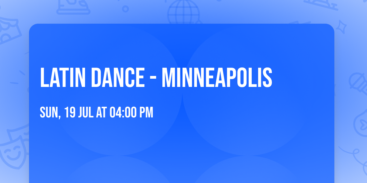 Latin Dance - Minneapolis