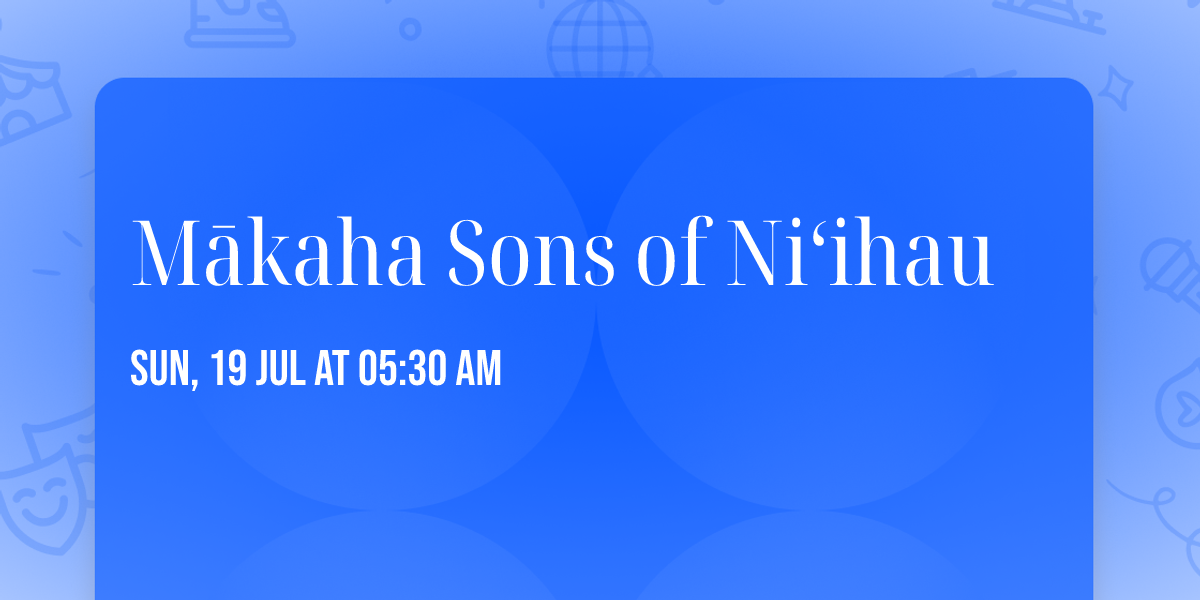 M\u0101kaha Sons of Ni\u02bbihau