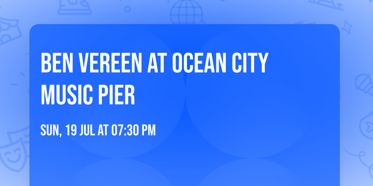 Ben Vereen at Ocean City Music Pier