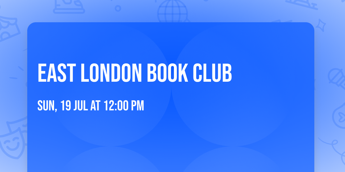 East London Book Club