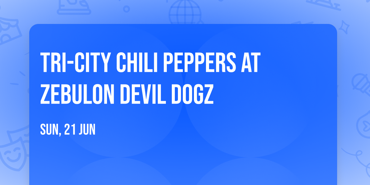 Tri-City Chili Peppers at Zebulon Devil Dogz