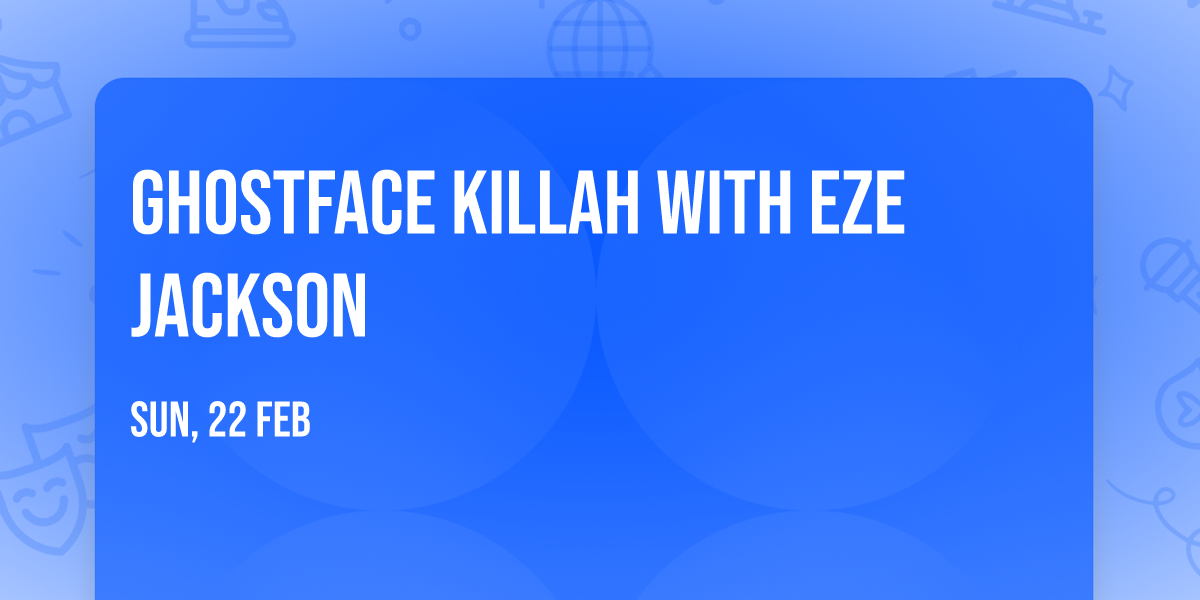 Ghostface Killah with Eze Jackson