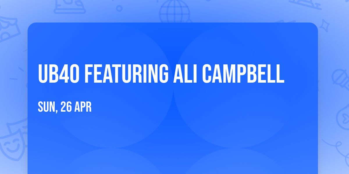 UB40 featuring Ali Campbell