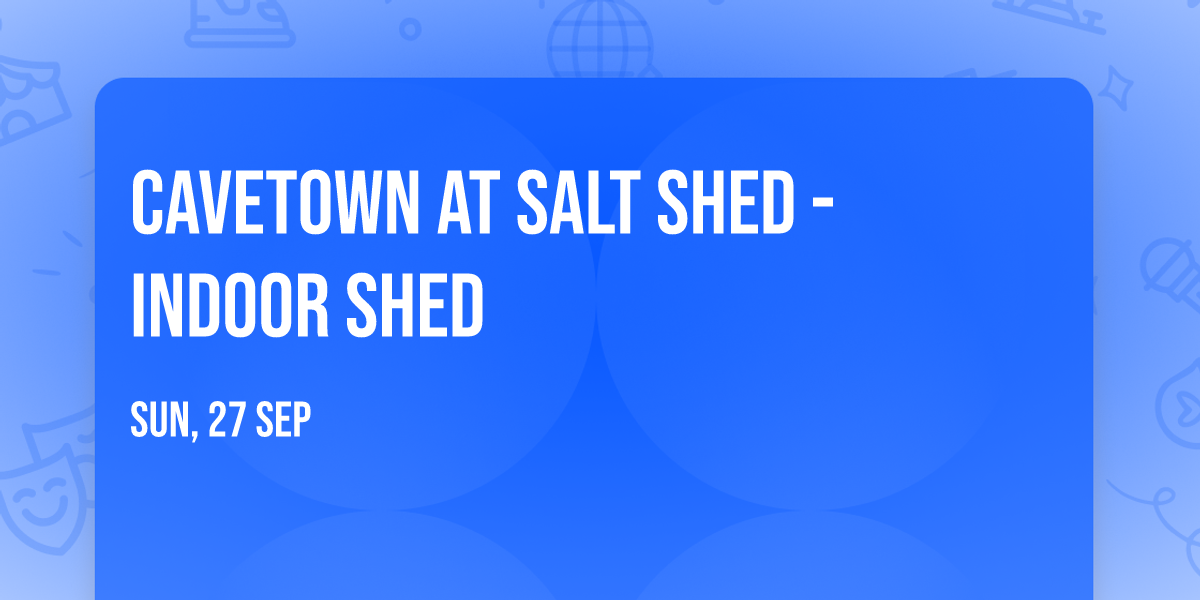 Cavetown at Salt Shed - Indoor Shed