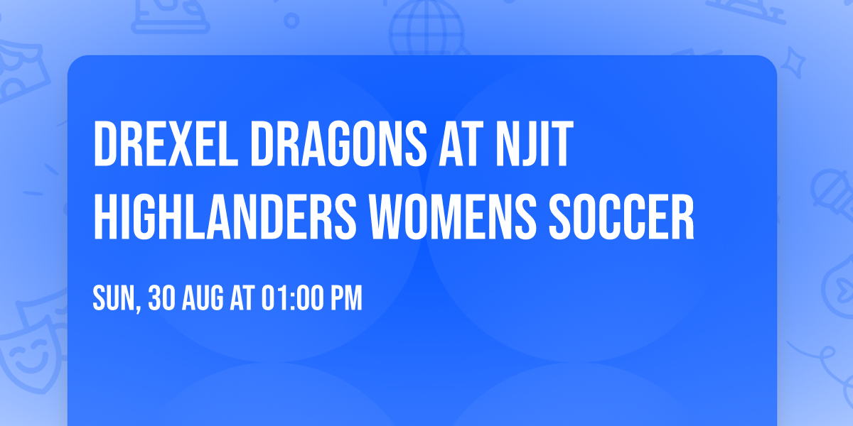 Drexel Dragons at NJIT Highlanders Womens Soccer