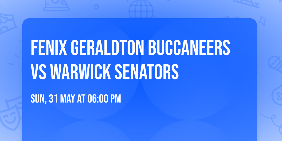 Fenix Geraldton Buccaneers vs Warwick Senators