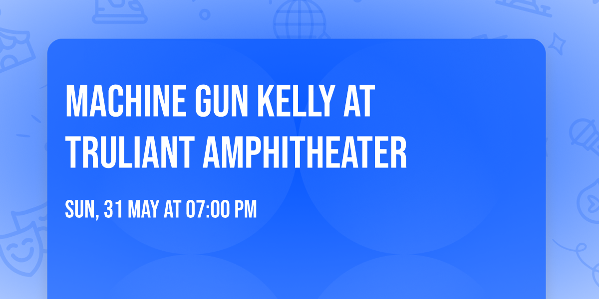 Machine Gun Kelly at Truliant Amphitheater