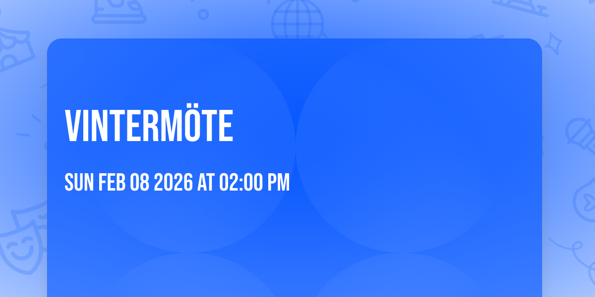 Vintermöte❄️