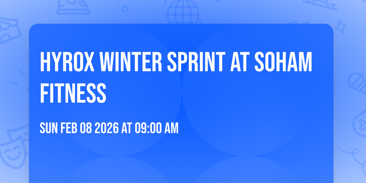 Hyrox Winter Sprint at Soham Fitness 