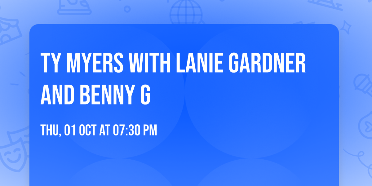 Ty Myers with Lanie Gardner and Benny G