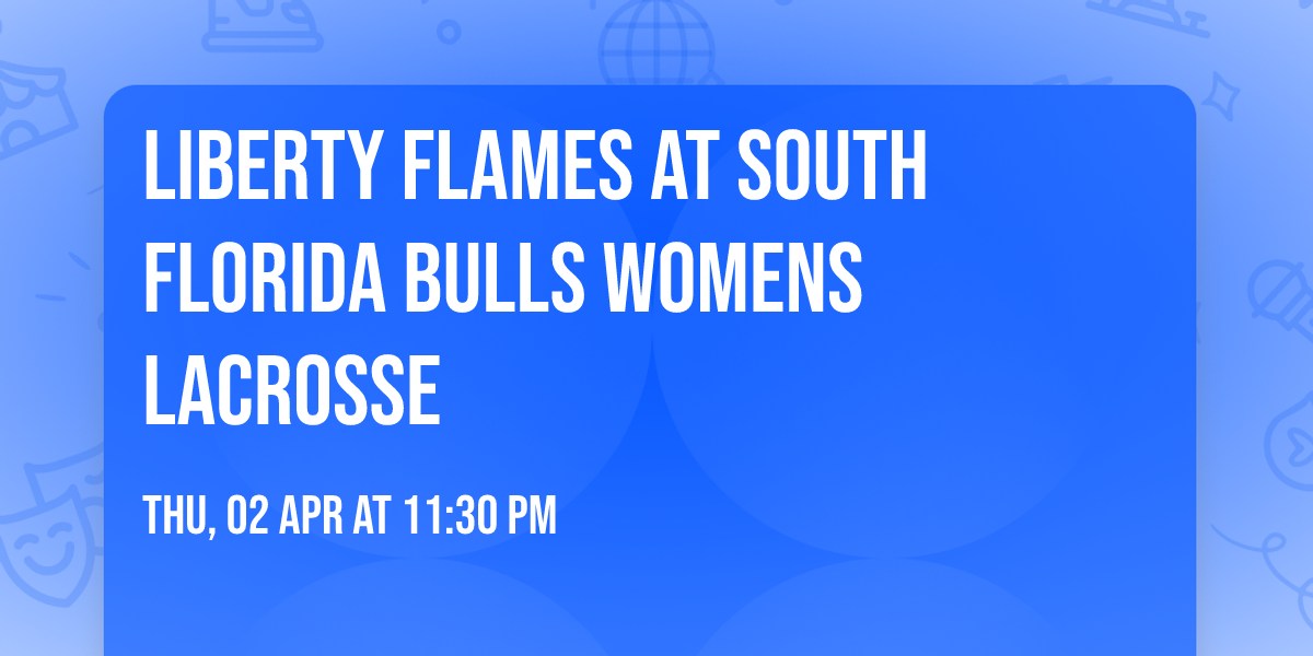 Liberty Flames at South Florida Bulls Womens Lacrosse