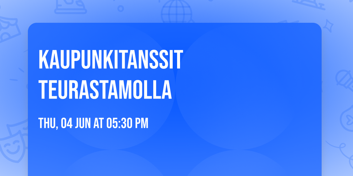Kaupunkitanssit Teurastamolla