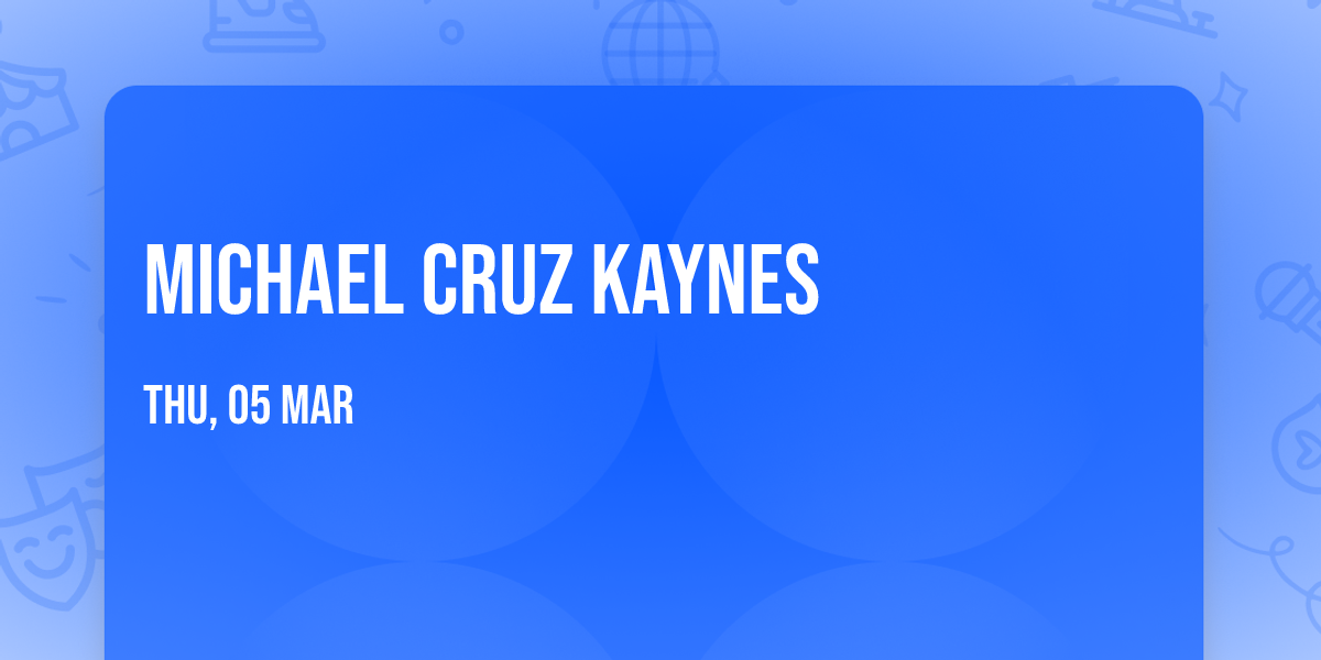 Michael Cruz Kaynes