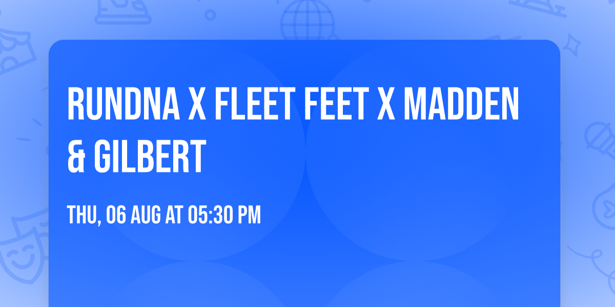 RunDNA x Fleet Feet x Madden & Gilbert