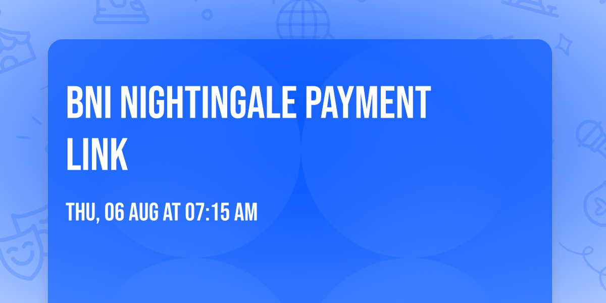 BNI Nightingale  Payment Link