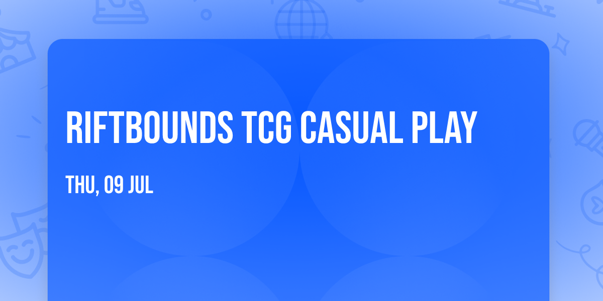 Riftbounds TCG Casual Play