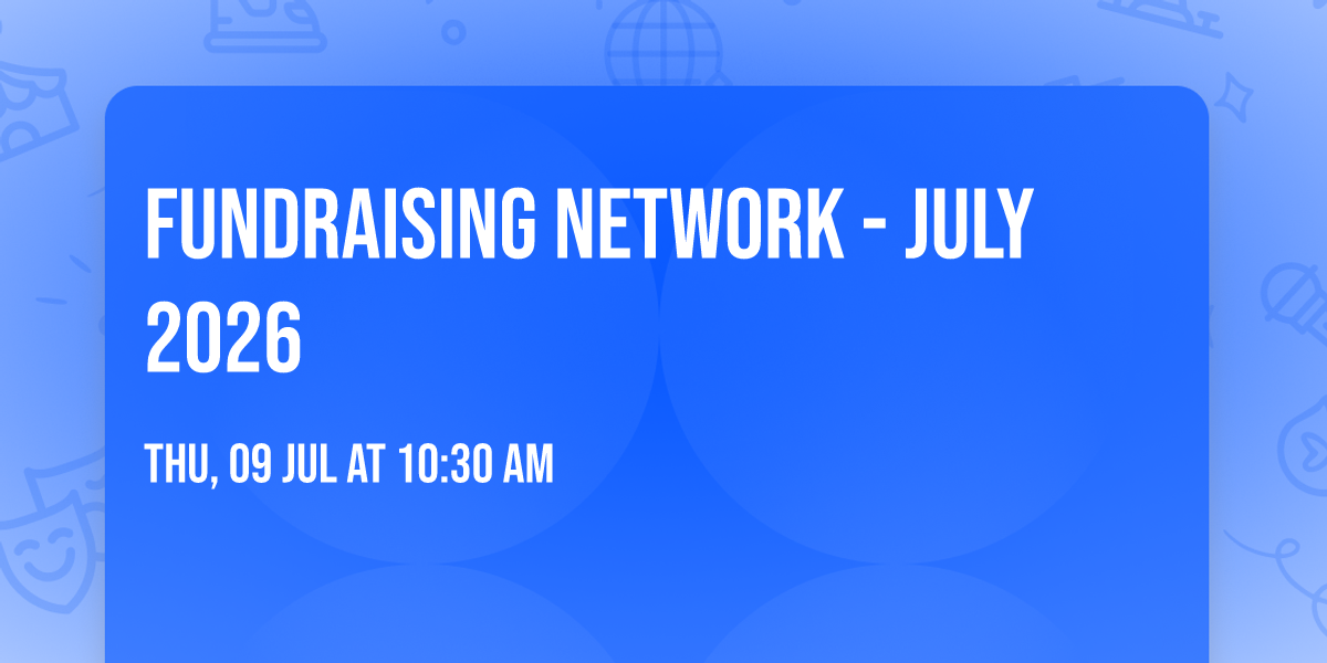Fundraising Network - July 2026