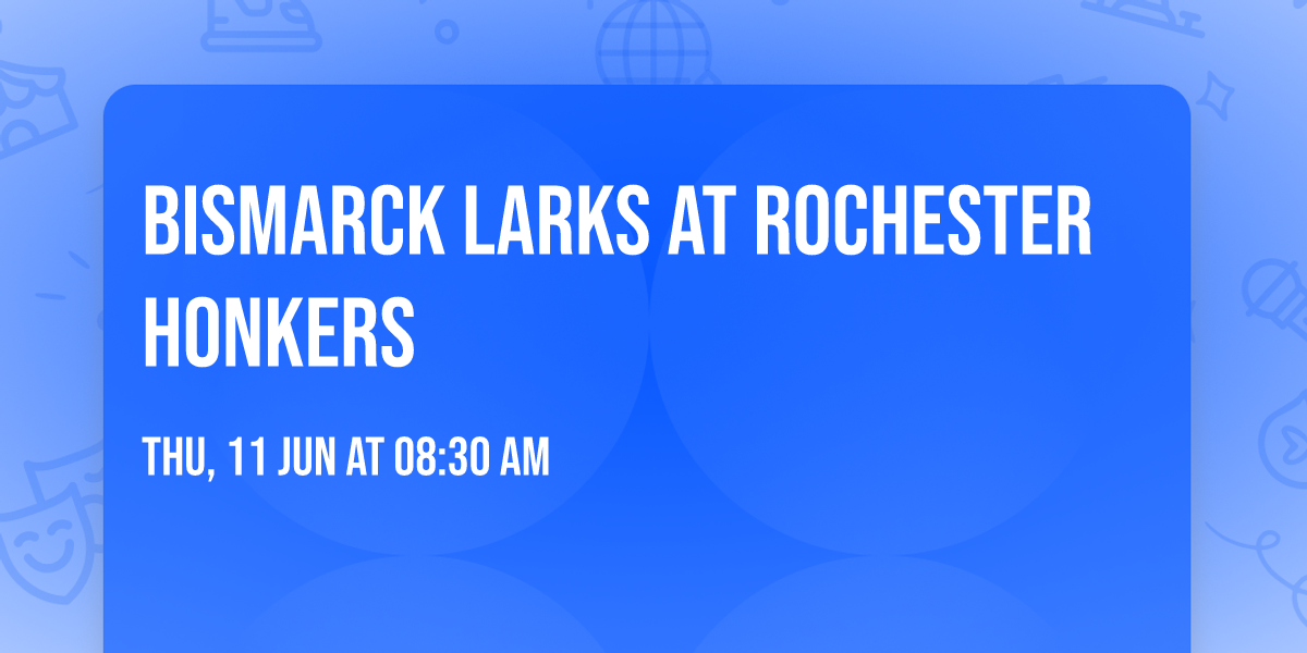 Bismarck Larks at Rochester Honkers