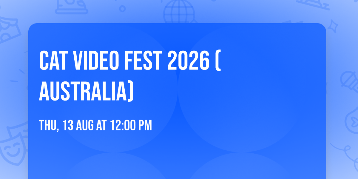 Cat Video Fest 2026 (Australia)