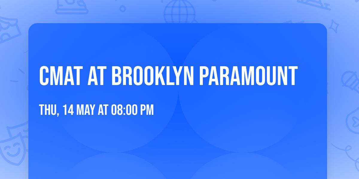 CMAT at Brooklyn Paramount