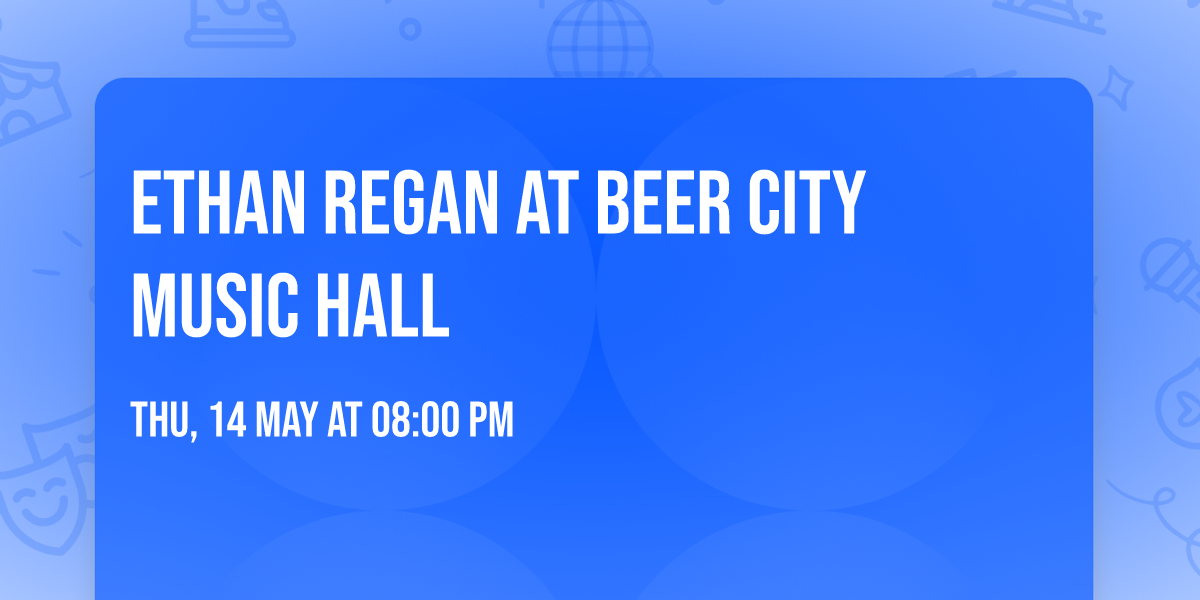 Ethan Regan at Beer City Music Hall