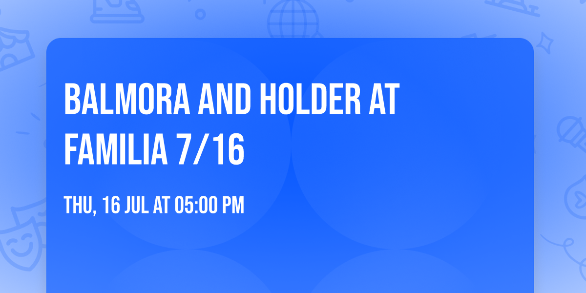 Balmora And Holder At Familia 7\/16