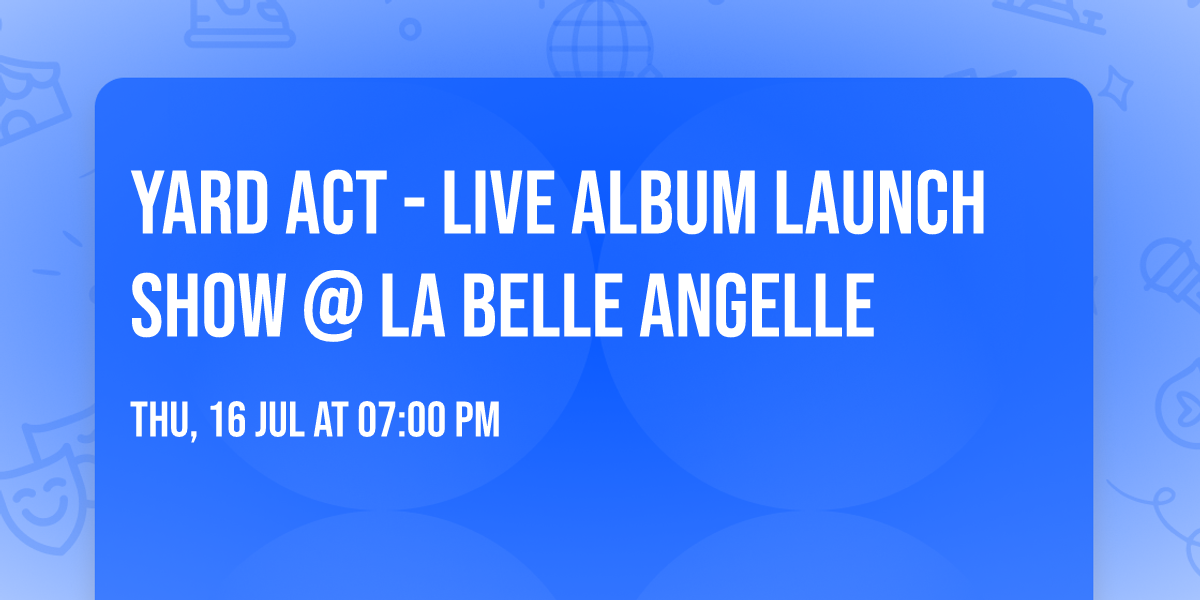 Yard Act - Live Album Launch Show @ La Belle Angelle