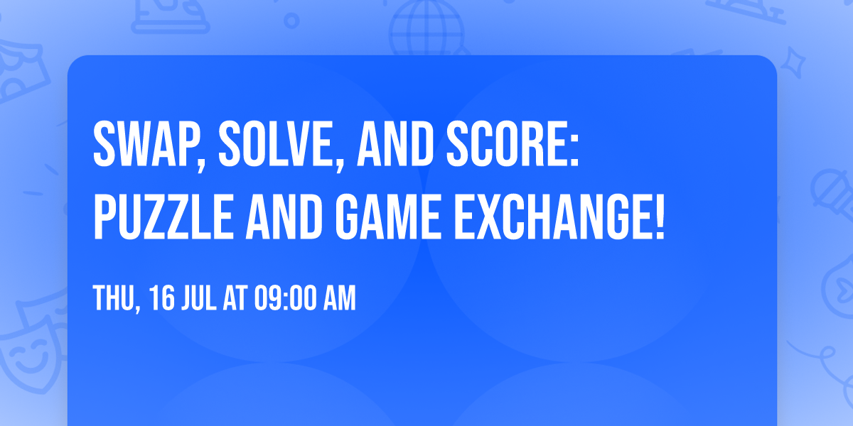 Swap, Solve, and Score: Puzzle and Game Exchange!