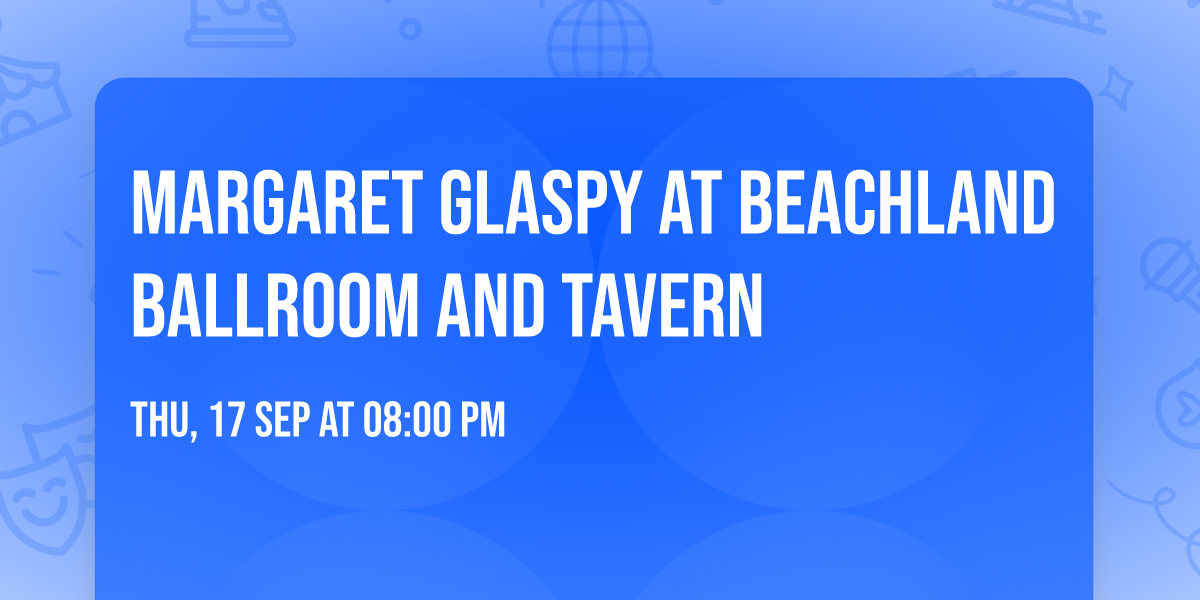 Margaret Glaspy at Beachland Ballroom and Tavern