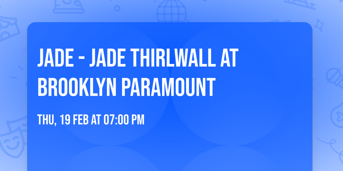 Jade - Jade Thirlwall at Brooklyn Paramount
