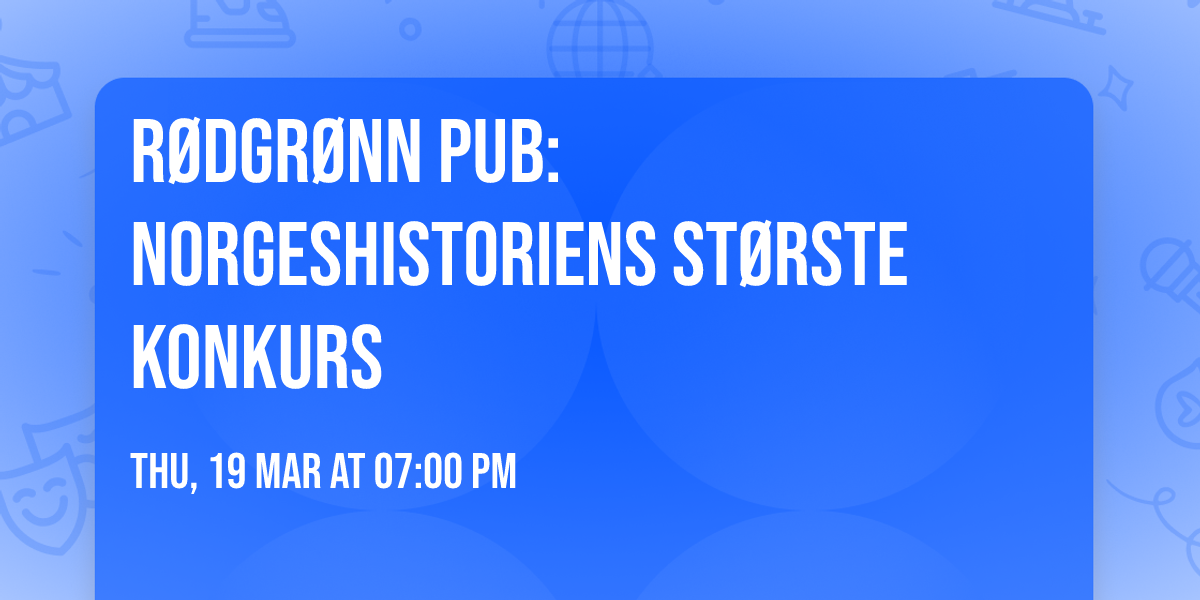 R\u00f8dgr\u00f8nn pub: Norgeshistoriens st\u00f8rste konkurs