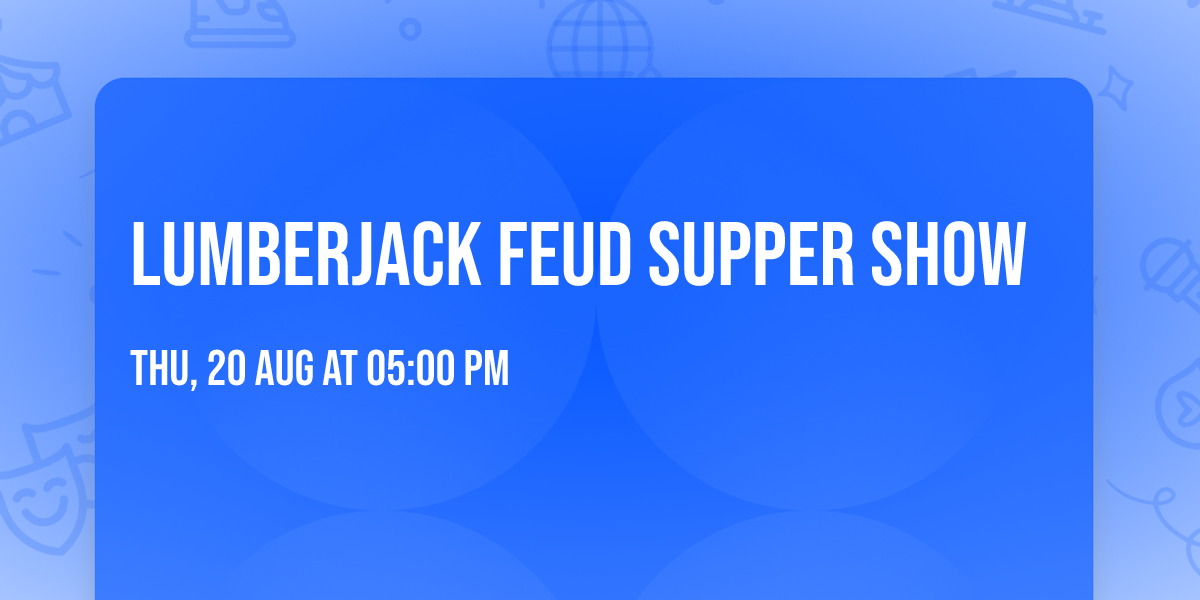Lumberjack Feud Supper Show