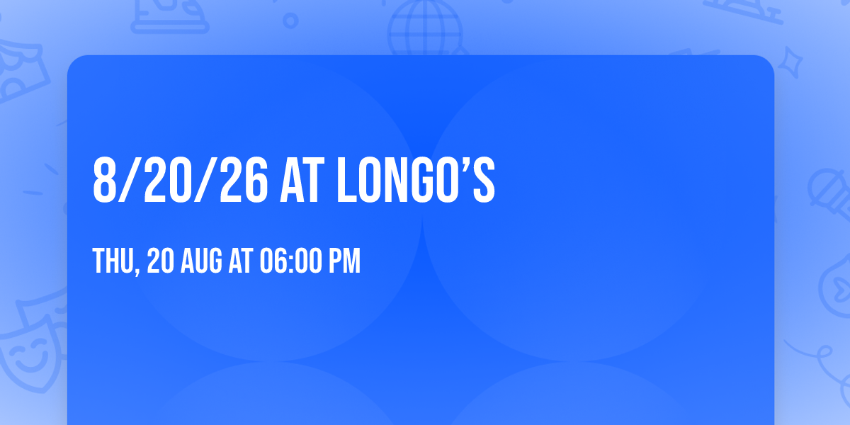 8\/20\/26 at Longo\u2019s