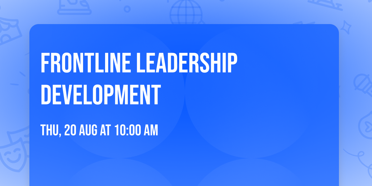 Frontline Leadership Development