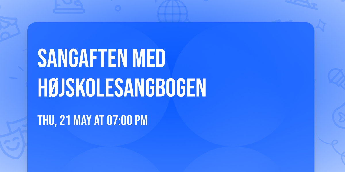 Sangaften med h\u00f8jskolesangbogen