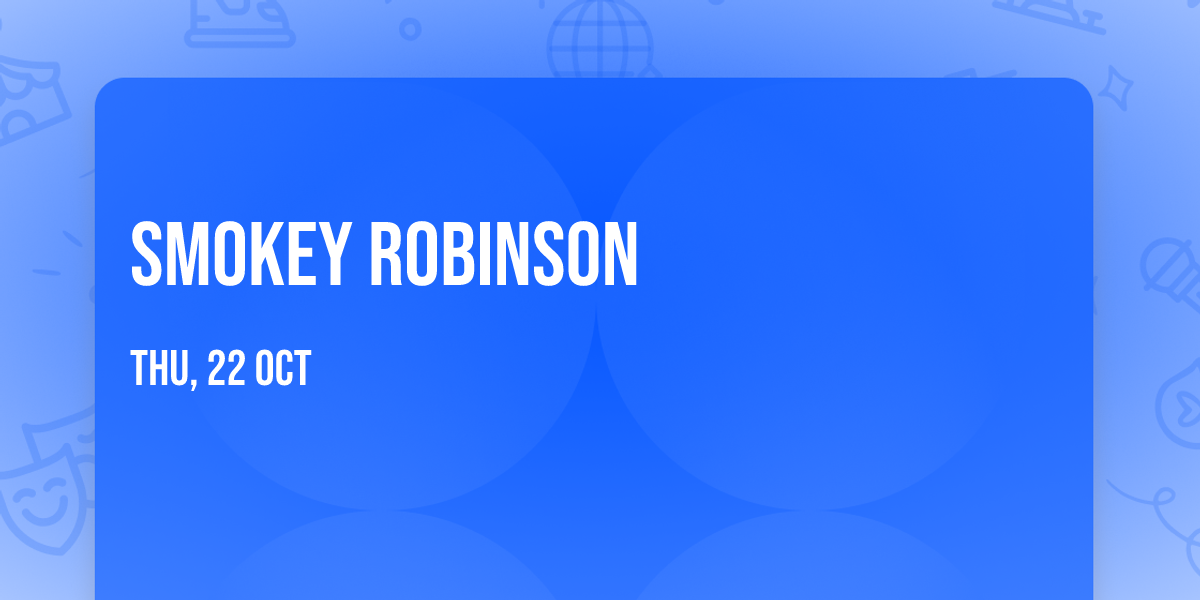 Smokey Robinson