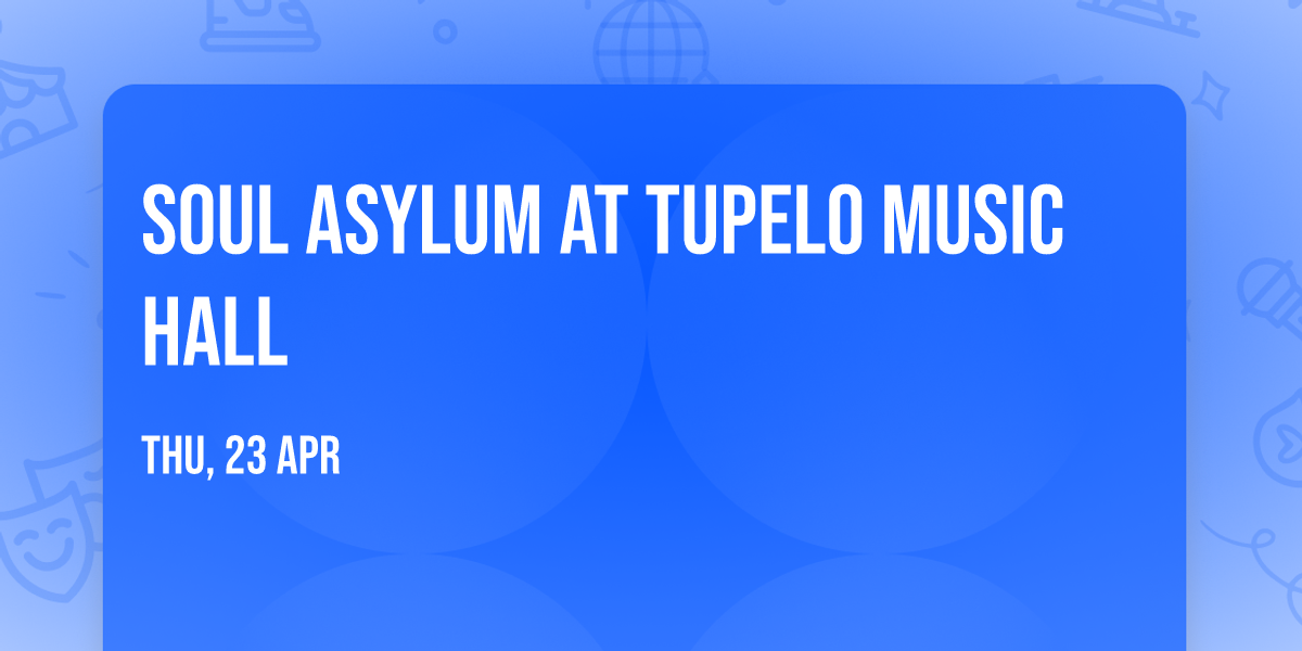 Soul Asylum at Tupelo Music Hall