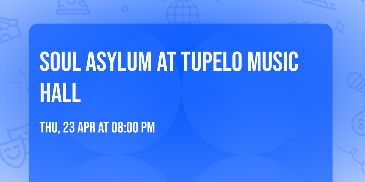 Soul Asylum at Tupelo Music Hall