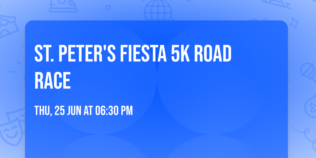 St. Peter's Fiesta 5K Road Race