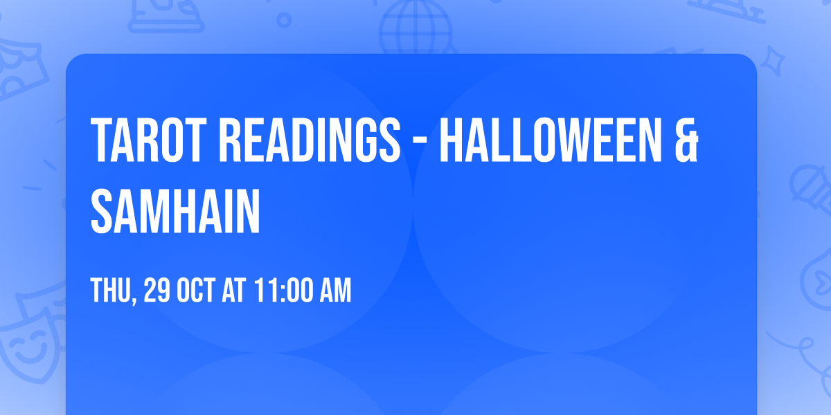 Tarot Readings - Halloween & Samhain