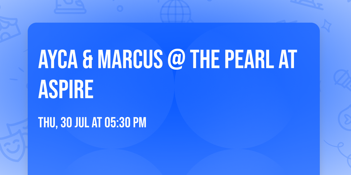 Ayca & Marcus @ The Pearl at Aspire