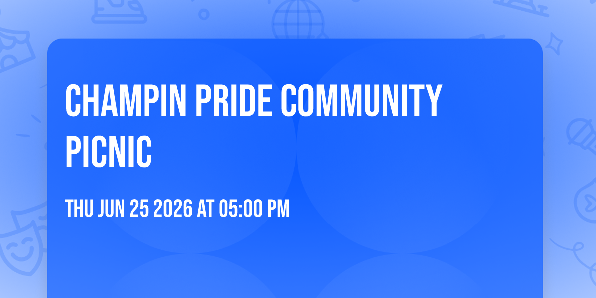 Champin Pride Community Picnic