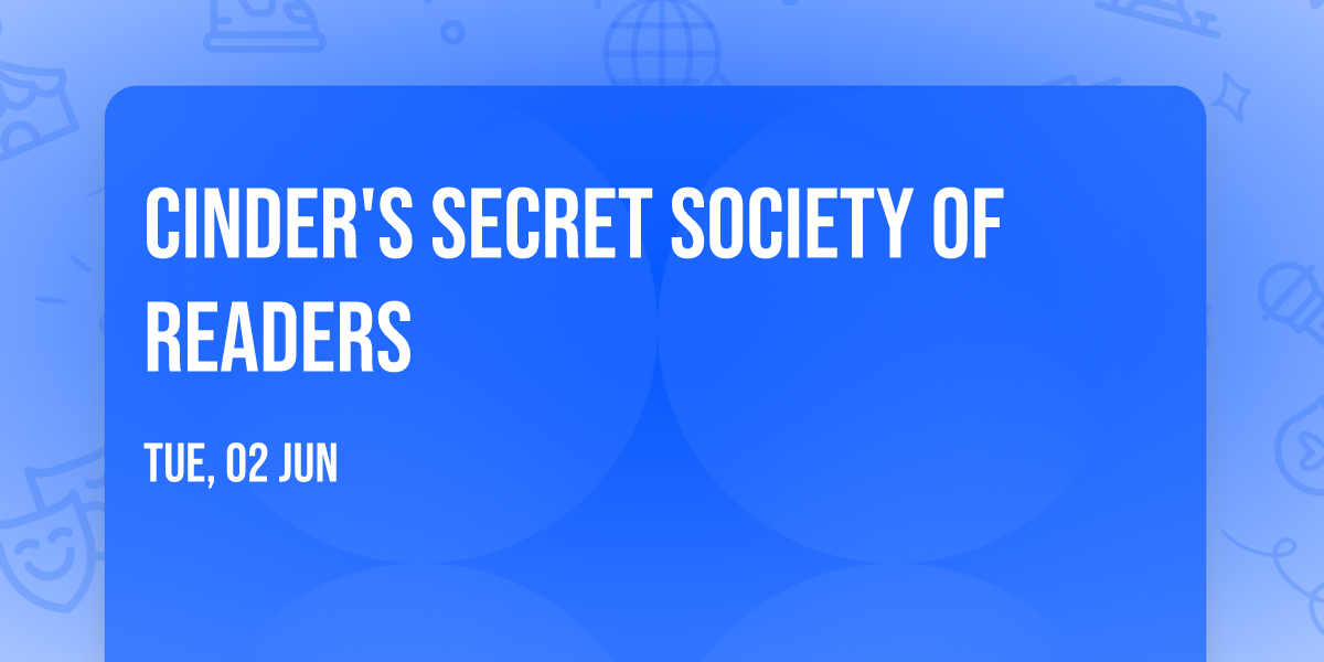 Cinder's Secret Society of Readers