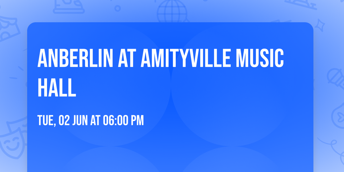 Anberlin at Amityville Music Hall