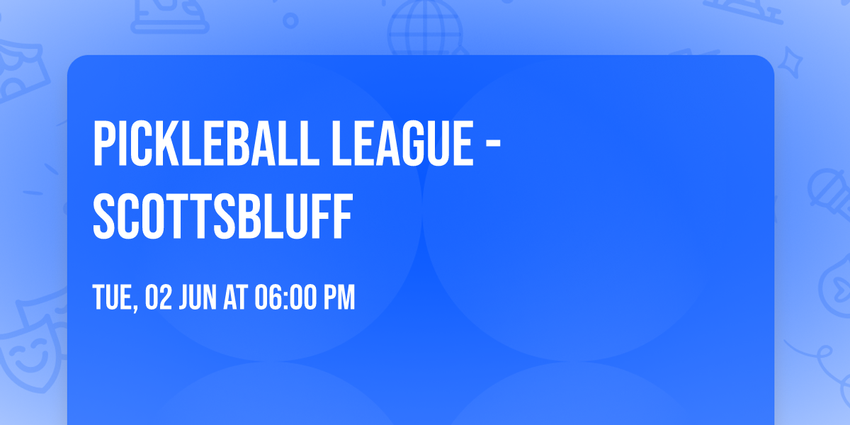 Pickleball League - Scottsbluff