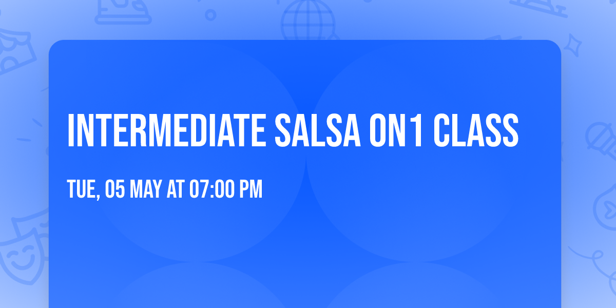 Intermediate Salsa ON1 class